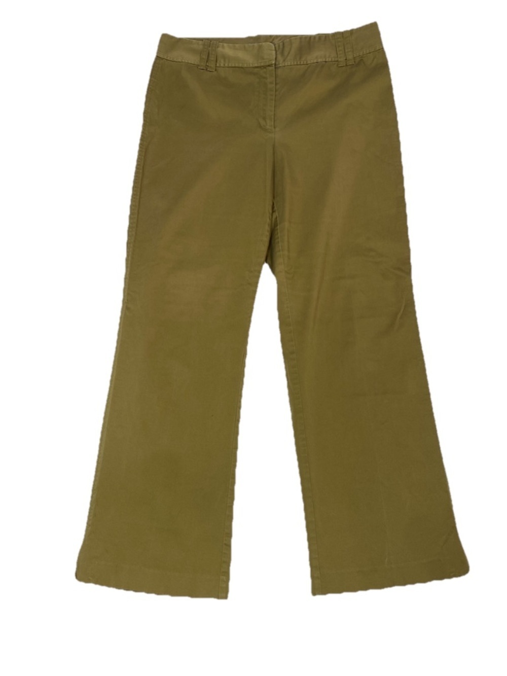 Ann Taylor High Rise Wide Leg Pants Green Size 12